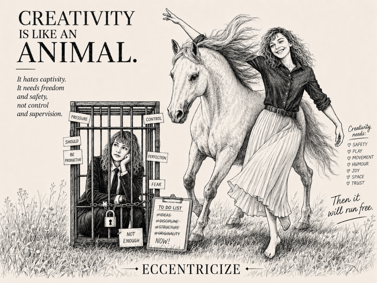 Creativity Does Not Work Under&nbsp;Pressure
